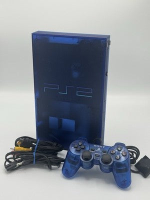 PS2 OCEAN BLUE Console System Made in japan SCPH-37000 NTSC-J Playstation 2