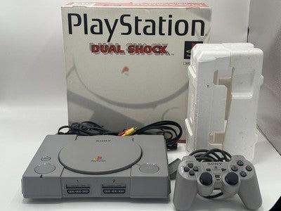 Sony PlayStation - PS1 DUAL SHOCK GAMES CONSOLE - Red Boxed (SCPH-7000 NTSC-J)