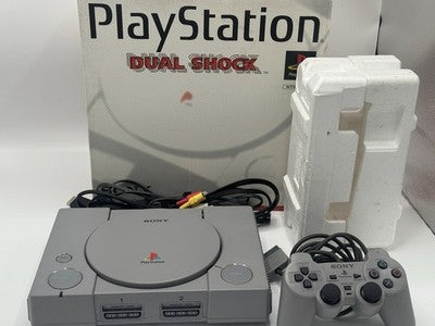 Sony PlayStation - PS1 DUAL SHOCK GAMES CONSOLE - Red Boxed (SCPH-7000 NTSC-J)