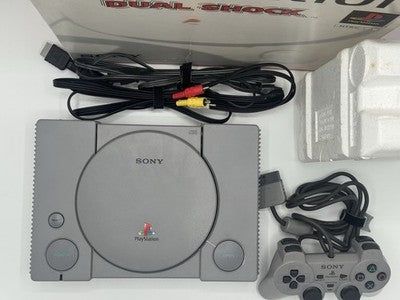 Sony PlayStation - PS1 DUAL SHOCK GAMES CONSOLE - Red Boxed (SCPH-7000 NTSC-J)
